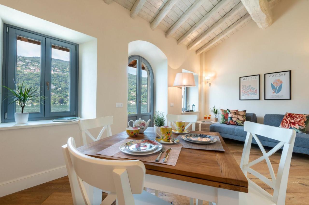 Isola Bella Apartments Via Vittorio Emanuele สเตรซา ภายนอก รูปภาพ